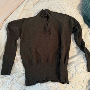 Madewell Olive Green Polo Sweater Sz S